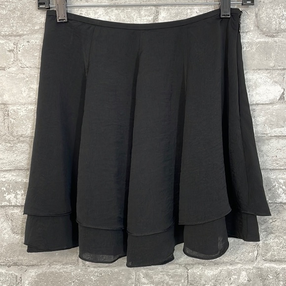 Silence & Noise Black Layered Skirt - Picture 1 of 5